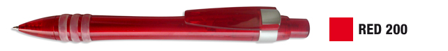 Celine Clip Transparent Red